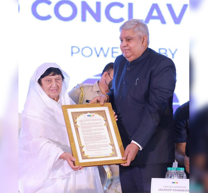 Pujya Tai Ma’s felicitations for receiving the Padma Shri award continue….