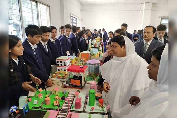 Science exhibition at Tirthankar Mahavir Vidya Mandir