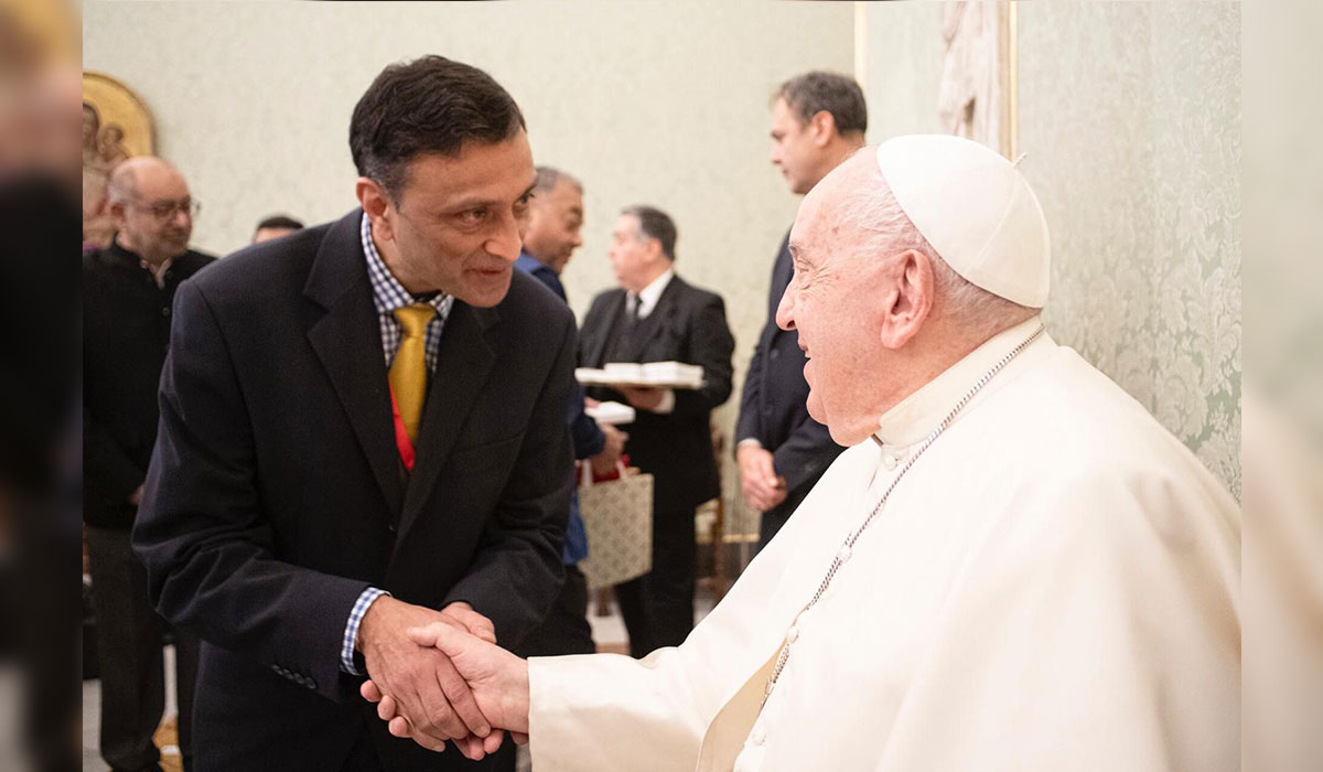 Aim to build a better future together: Meeting His Holiness Pope