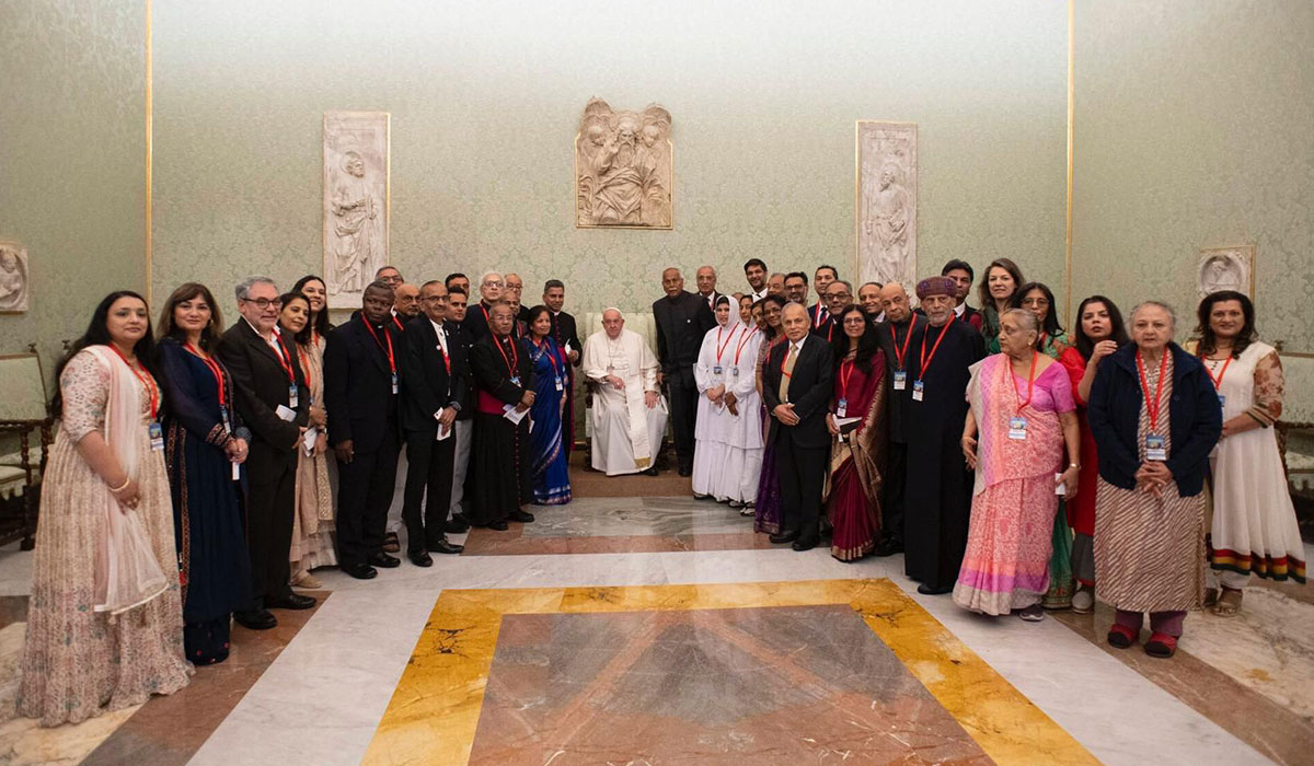 Aim to build a better future together: Meeting His Holiness Pope