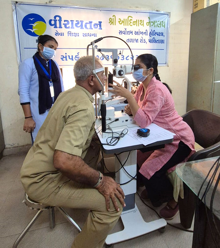 Free Eye Check-ups camp for GSRTC Palitana employees