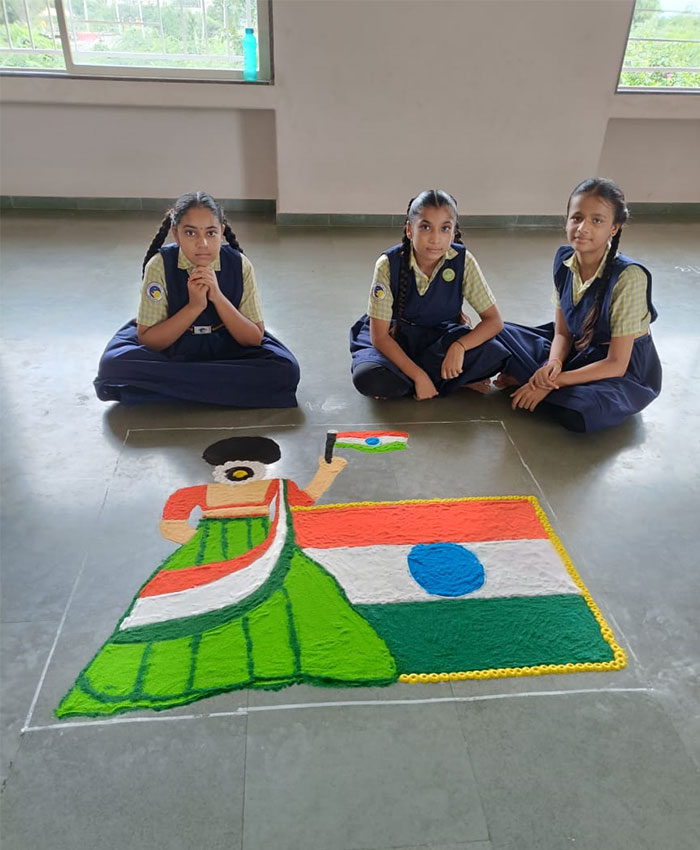 Rangoli and Navratri Celebrations