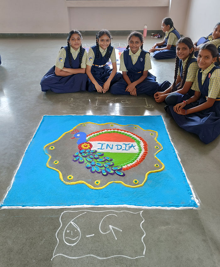 Rangoli and Navratri Celebrations