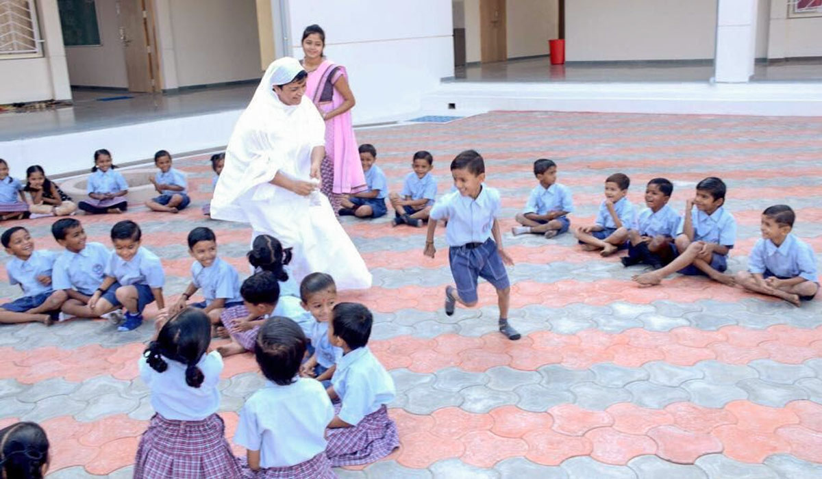 An Educational Sanctuary at Veerayatan, Palitana