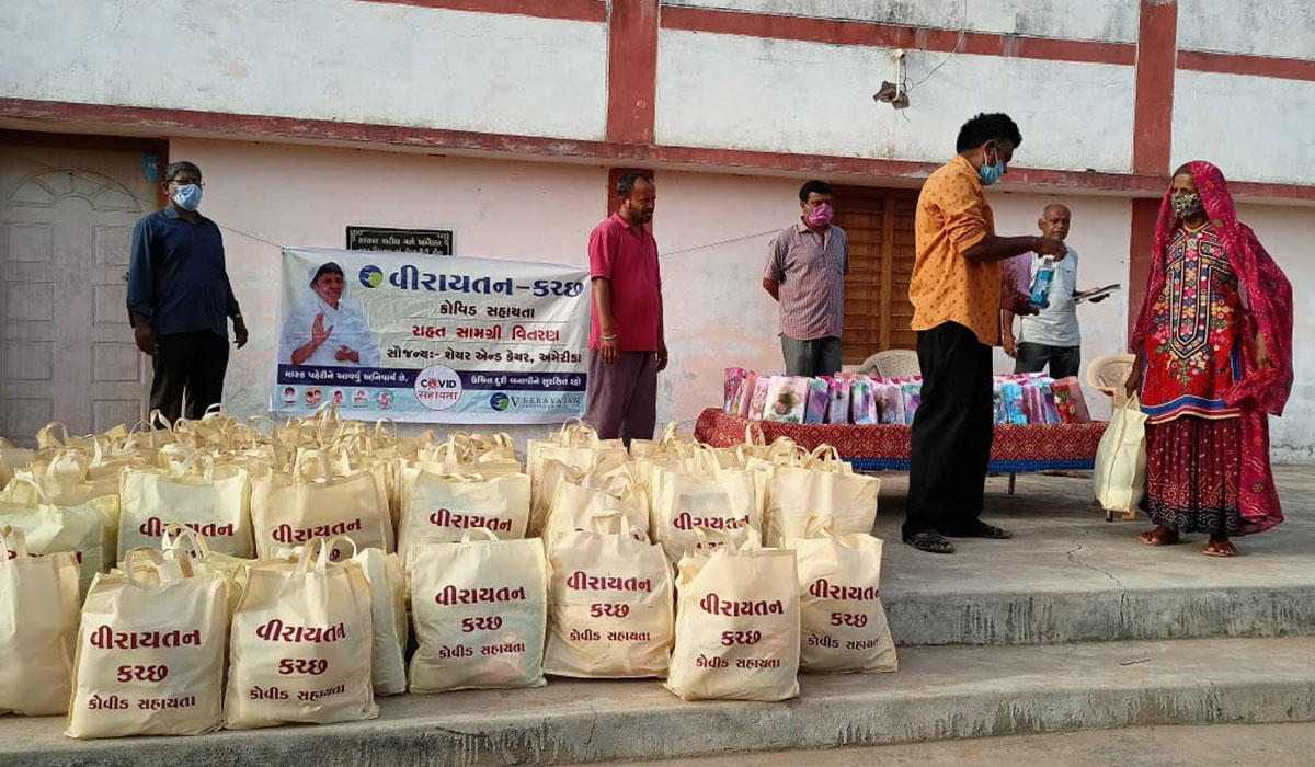 Veerayatan Kutch Covid-19 relief efforts