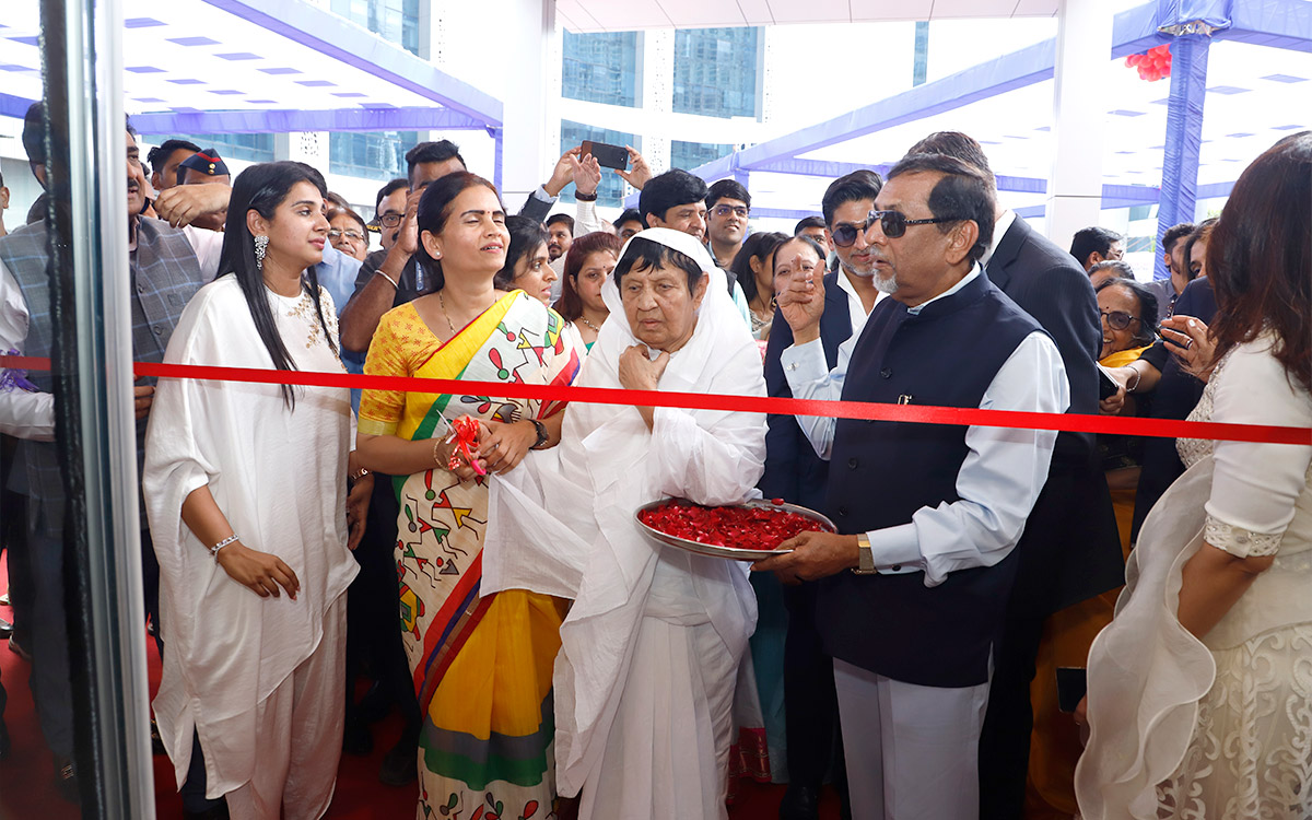 Inauguration of Ashoka CCA Cancer Hospital, Nashik in the presence of Pujya Tai Ma