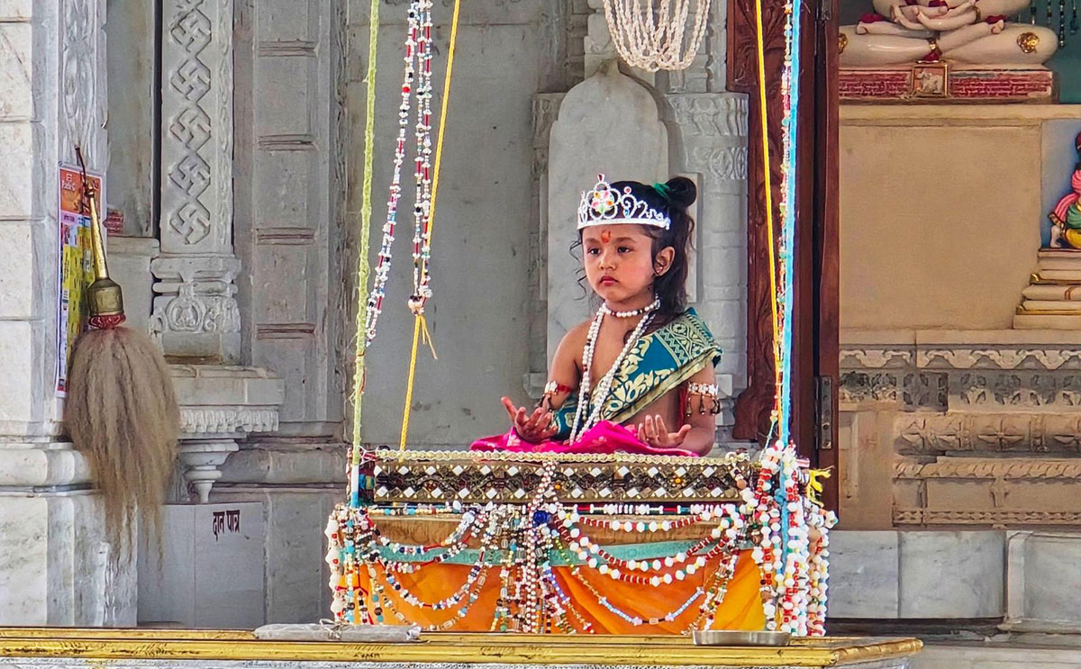 Celebrations of Bhagwan Mahavir’s birth during Paryushan